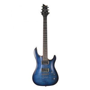 Guitarra-CORT-KX-CUSTOM-Electrica-Azul-Brillante-Con-Estuche-EC-Musika-Quito
