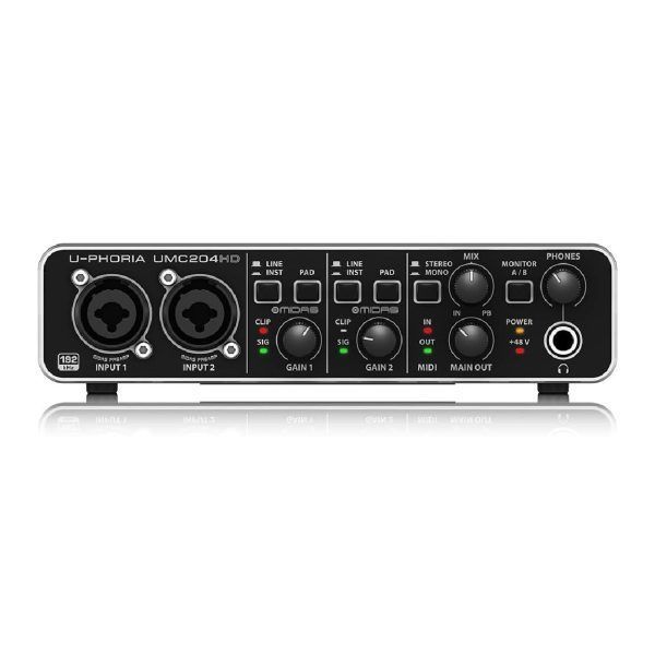 Interface BEHRINGER UMC204HD USB 2 x 4 out - ecmusika