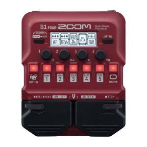 Pedalera-ZOOM-B-1-bajo-32-efectos-EC-Musika-Quito