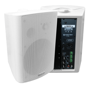 Caja-Parlante-AUDIO-TECH-AT-C5A-amplificado-35W-par-blanco-EC-Musika-Quito