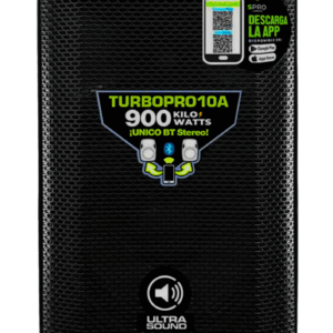 Caja Parlante SONIC TURBOPRO10A  Amplificada PRO 500 Wtts