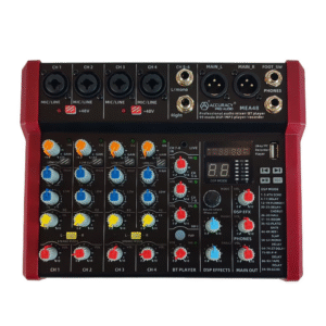 Consola ACCURACY ME48 Ch 4 XLR + 2ST con efectos y puerto USB