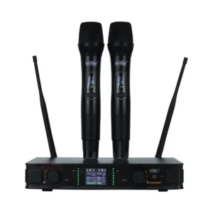 Microfono inhalam. GROBER WM-333R  mano doble recargable