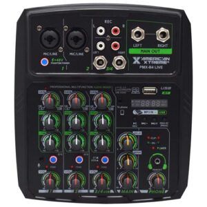 Consola AMERICAN XTREME PMX B4 LIVE 4 ch ST USB+ Bluetooth