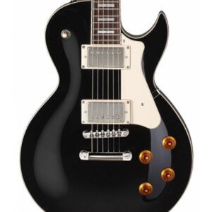 Guitarra CORT CR200 BK Electrica tipo Les Paul BK