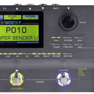 Pedalera MOOER GE200 electrica 151 efectos bateria integrada