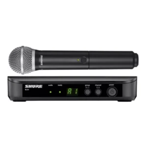 Microfono inhalam.SHURE BLX24/SM58-H9 de mano