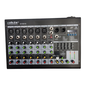 Consola KLEBER E15016 8 Ch USB  BT 16 Efectos + Ecualizador