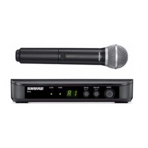 Microfono inhalam.SHURE BLX24/PG58 de mano