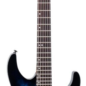 Guitarra ESP LTD M200DXNT  Electrica Tipo Ibanez sonmbreada azul