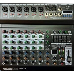 Consola GRÖBER ADM-A8 6 ch ST USB+ Bluetooth + efectos, Streaming