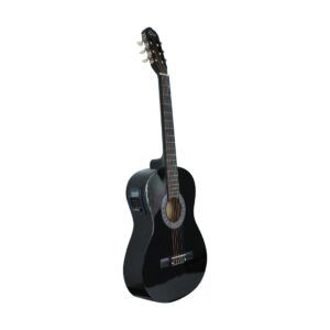 Guitarra ORICH OCG-851 BK EQ 4/4 Electroclasica importada Negra Pack