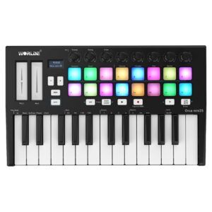 Controlador WORLDE ORCA MINI 25 teckas