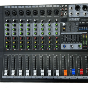 Consola KLEBER E15017 8 Ch USB  BT 99 Efectos + Ecualizador